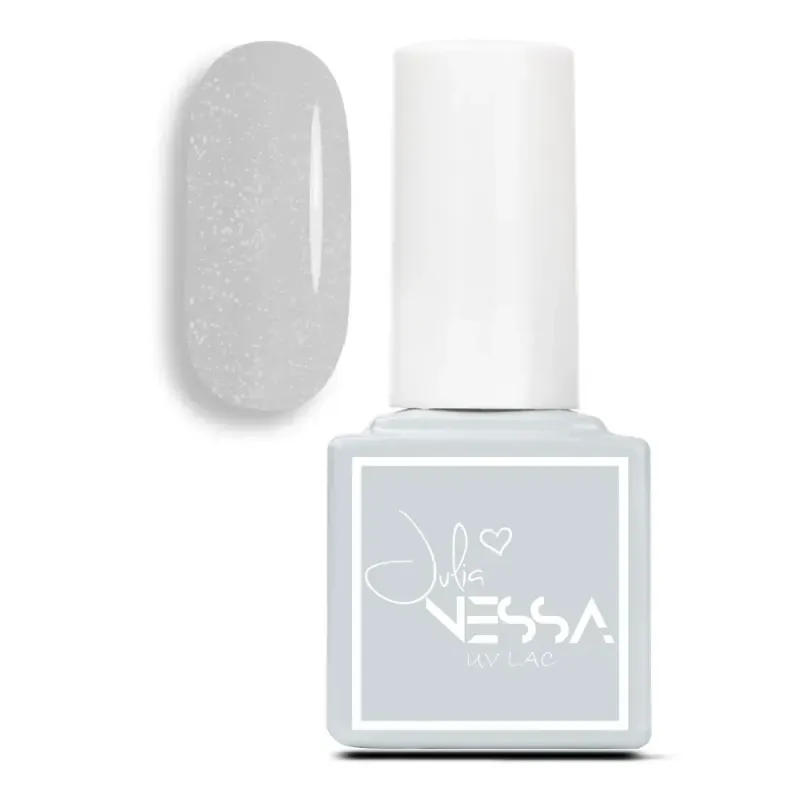 Julia Nessa - Lakier do stempli srebrny 8 ml