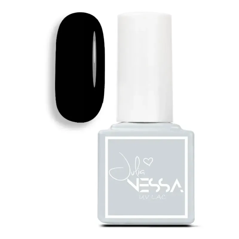 Julia Nessa - Lakier do stempli czarny 8 ml