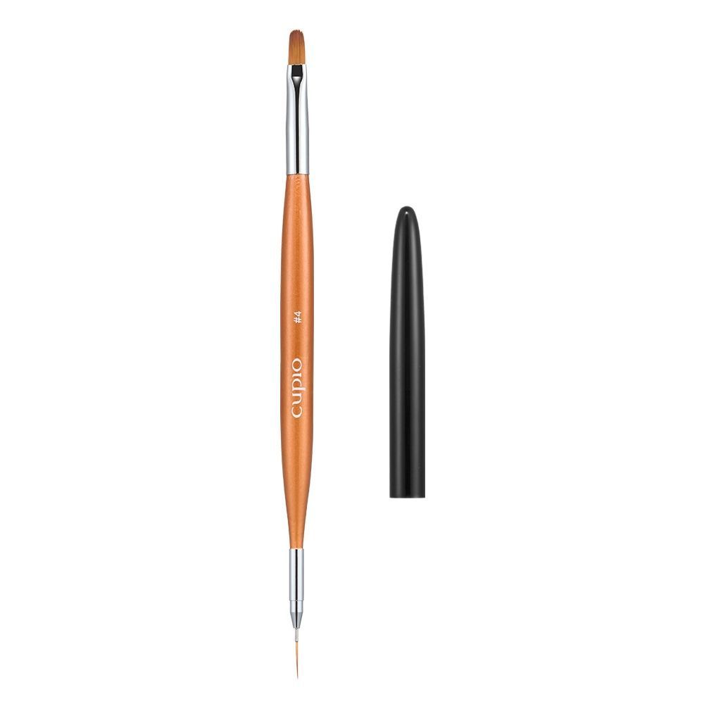 Cupio 2in1 Gel en nail art penseel #4 Cupio 2in1 Gel en nail art penseel #4