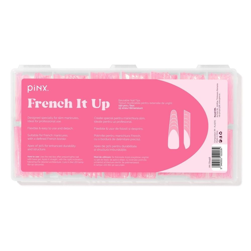 Cupio Pinx. Herbruikbare tips – French It Up Cupio Pinx. Herbruikbare tips – French It Up