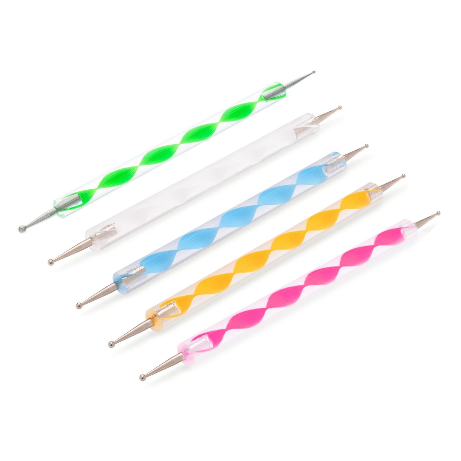 Set van 5 dotting tools voor nageldecoratie Set van 5 dotting tools voor nageldecoratie