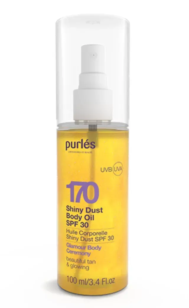 Purlés 170 Shiny Dust Body Oil SPF 30 Purlés 170 Shiny Dust Body Oil SPF 30