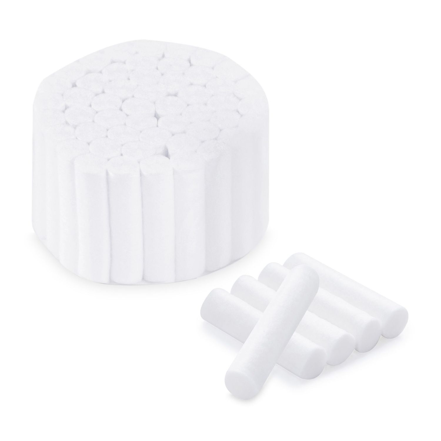 Pedicure Wattenrollen – 50 stuks (lengte 38 mm, diameter 8 mm) Pedicure Wattenrollen – 50 stuks (lengte 38 mm, diameter 8 mm)
