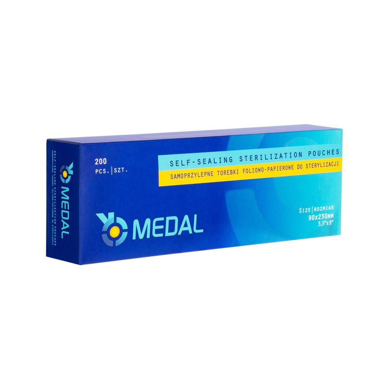 MEDAL Sterilisatiezakjes 90 × 230 mm (200 stuks) MEDAL Sterilisatiezakjes 90 × 230 mm (200 stuks)