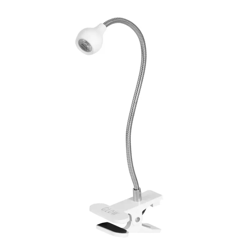 Glow Lampka UV/LED Snake na Biurko Biała