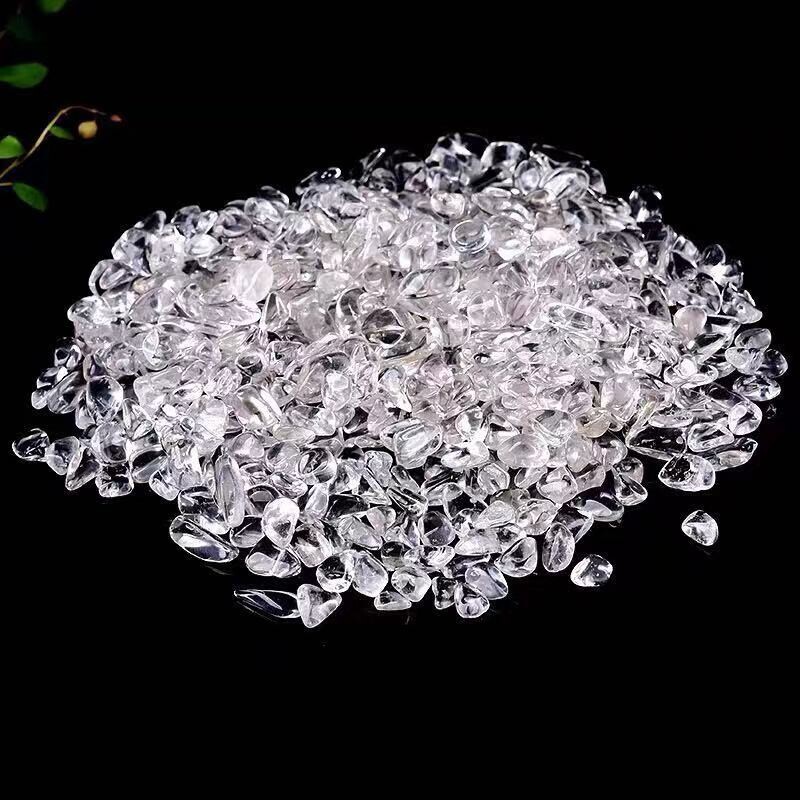 Natural white crystal macadam