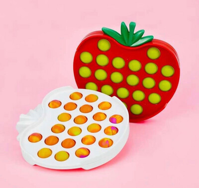 Tomato Plastic Base Pop It
