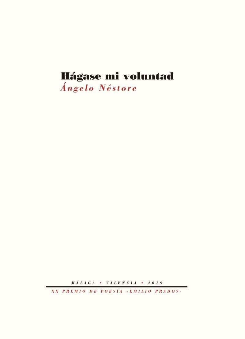 Hágase mi voluntad de Ángelo Néstore