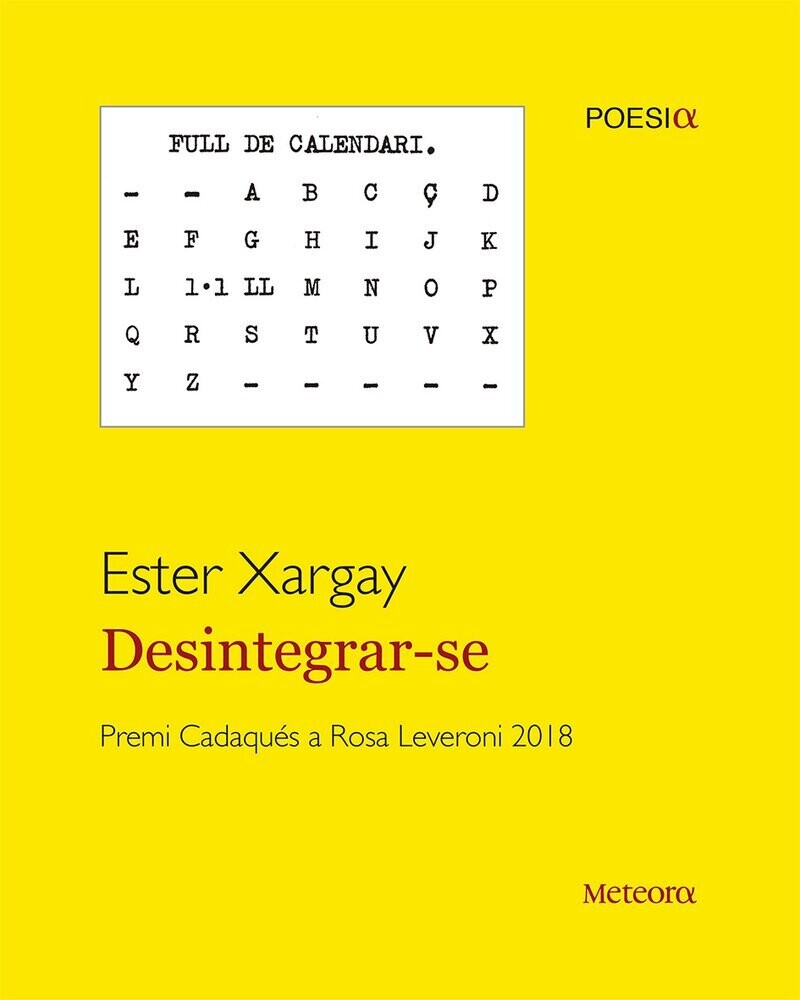 Desintegrar-se de Ester Xargay Melero