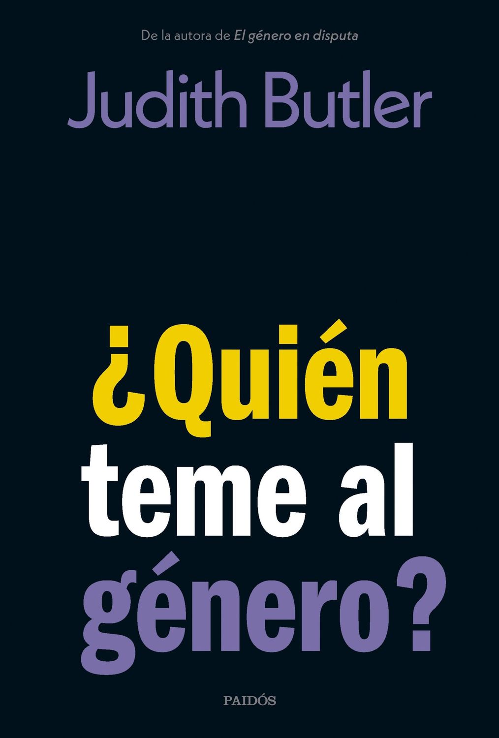 ¿Quién teme al género? de Judith Butler