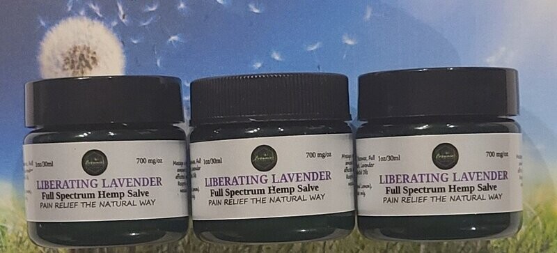 Bundle of Three (1 oz) - Liberating Lavender Salves