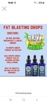 DRINK2SHRINK FAT BLASTING DROPS