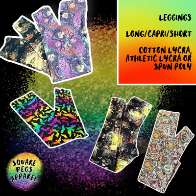  High Waist Leggings In Choice Of Length  With Optional Pocket 