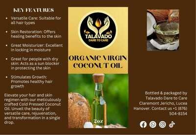100% Natural Coconut 🥥 Oil