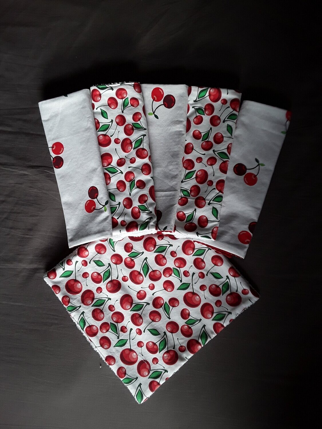 6 Essuie-tout tissu avec pochette - N°08