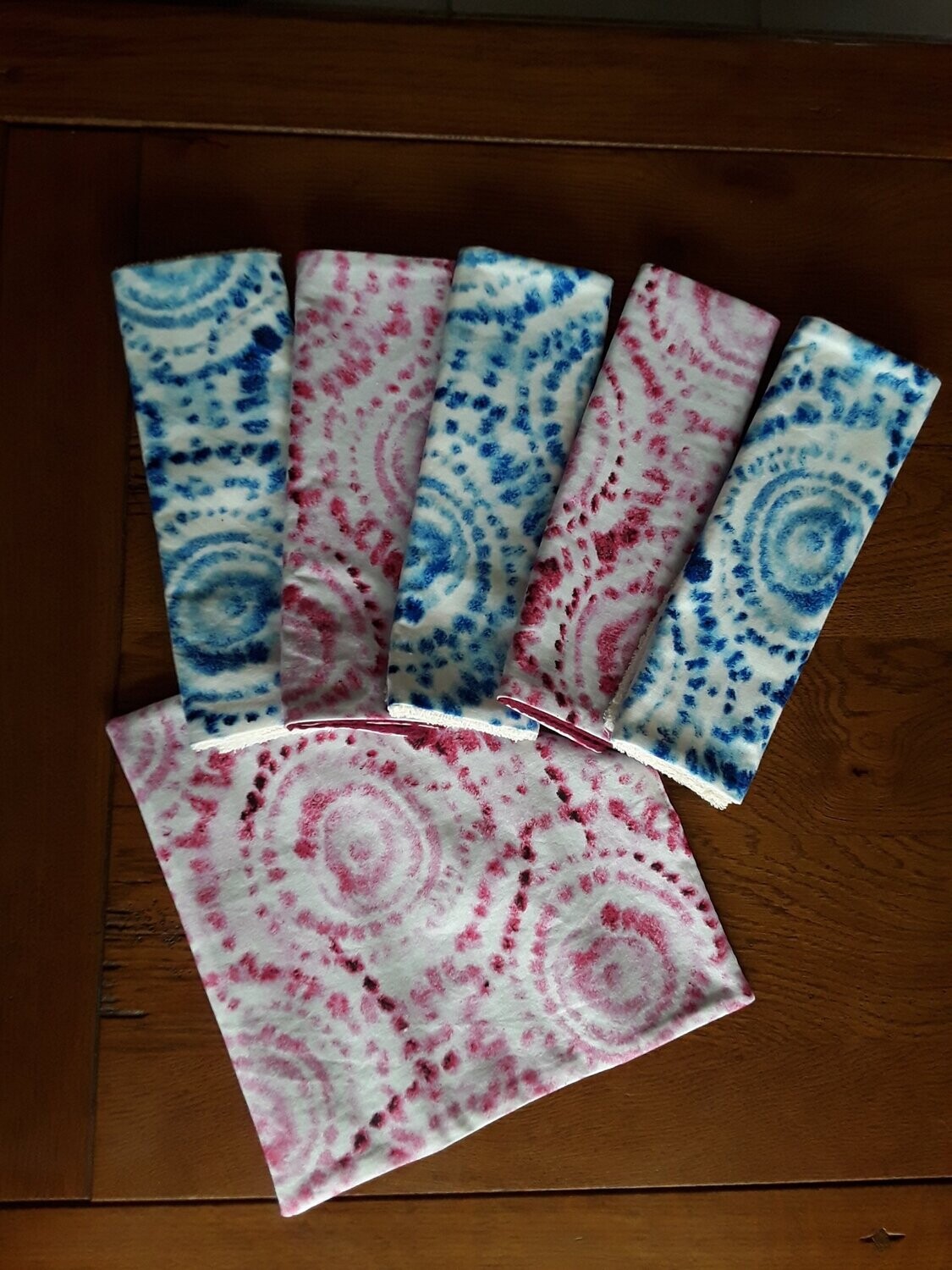 6 Essuie-tout tissu avec pochette - N°10