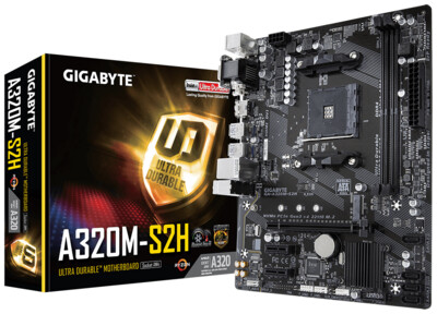 GIGABYTE AM4 A320M-S2H M-ATX REV 3 GIGABYTE AM4 A320M-S2H M-ATX REV 3