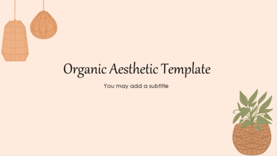 Organic Aesthetic Template