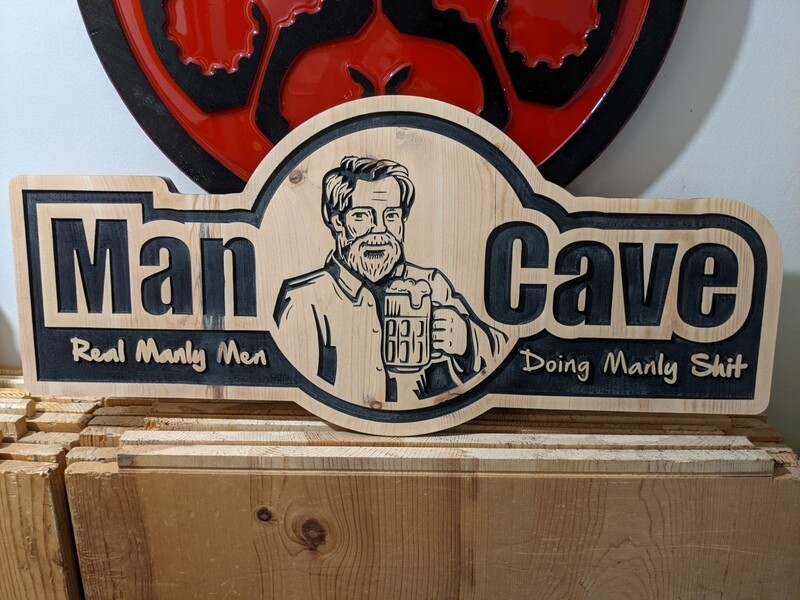 Man cave sign