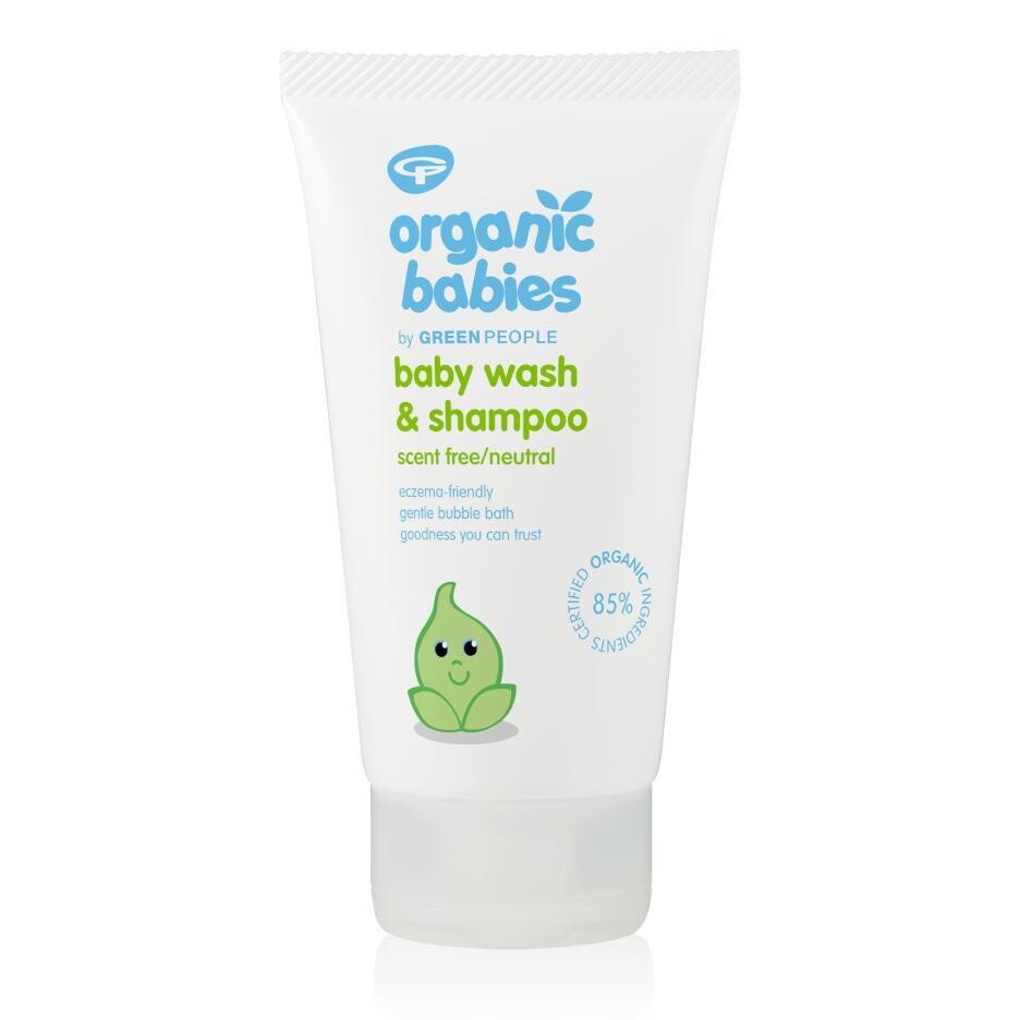 ORGANIC BABIES BABY WASH & SHAMPOO - SCENT FREE 150ML