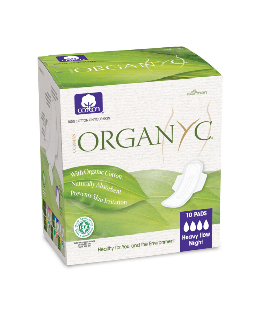 Organyc Organic Cotton Sanitary Pads Folded Heavy Flow - Heavy