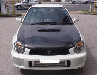 Subaru WRX MY01 Carbon Fibre Bonnet