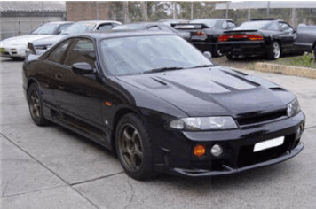 TS Style Carbon Fibre Bonnet for Skyline R33 GTST (also in Fibreglass)