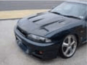 T Style Carbon Fibre Bonnet for Skyline R34 GTT