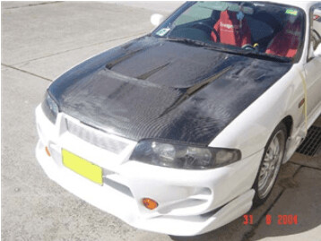 Type 2 Carbon Fibre Bonnet for Skyline R33 GTS-t Series I