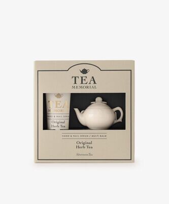 TEA MEMORIAL Hand Cream & Multi Balm Set- Original Herb Tea