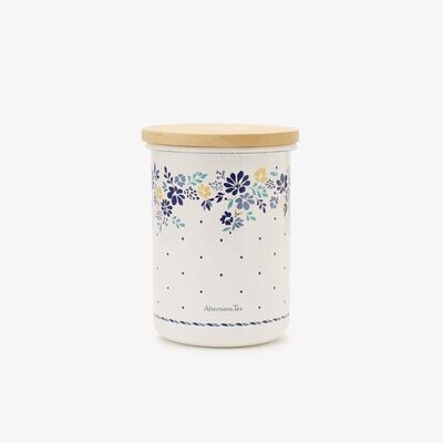 FLEUR LYON Enamel Canister L