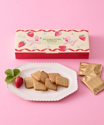 Tea Langue de Chat Strawberry