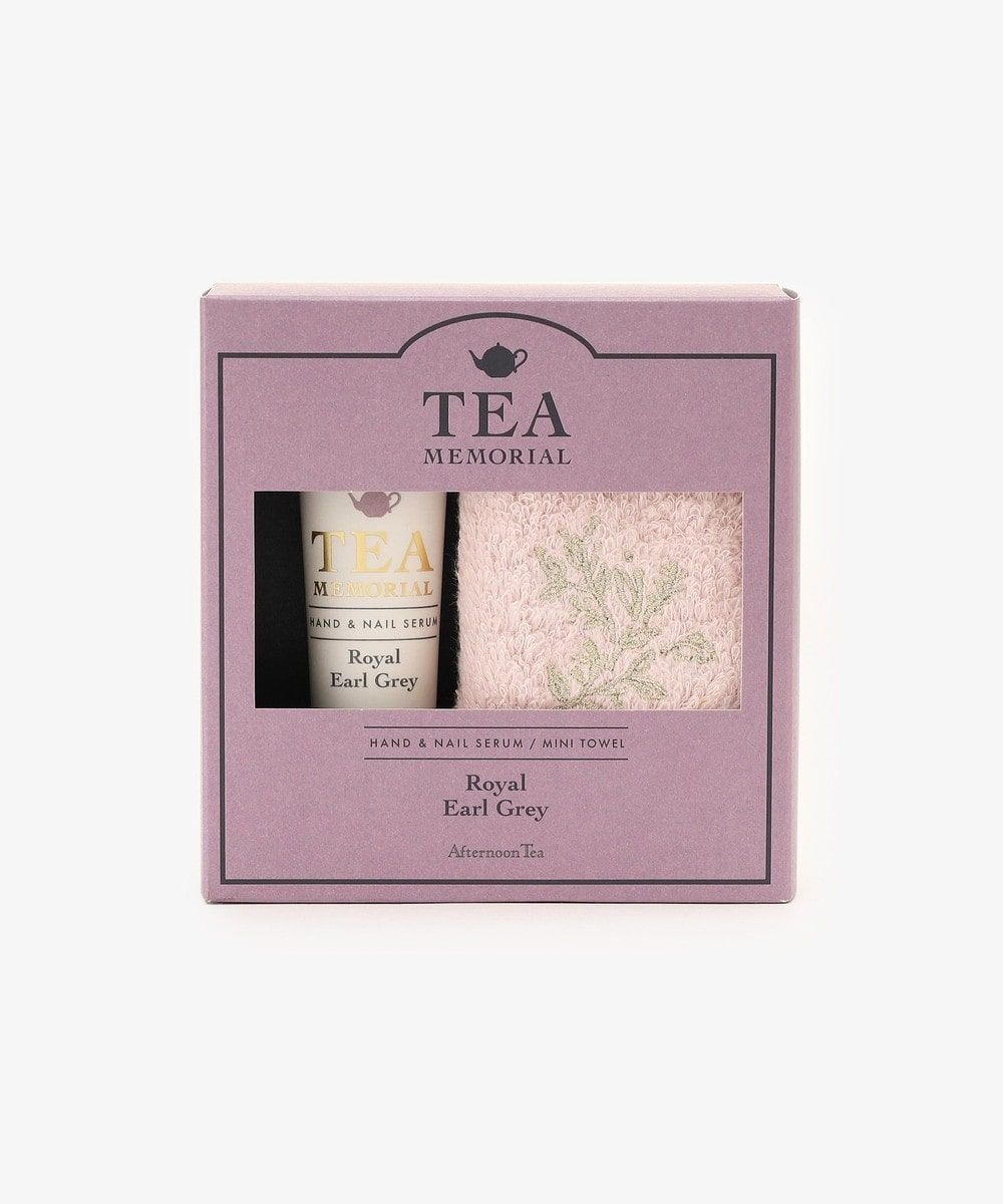TEA MEMORIAL Hand Cream & Towel Set- Earl Grey