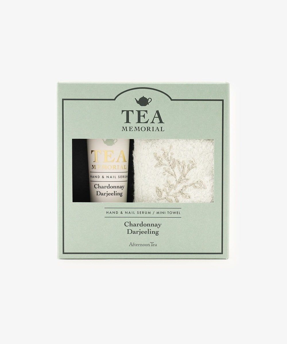 TEA MEMORIAL Hand Cream & Towel Set- Chardonnay Darjeeling
