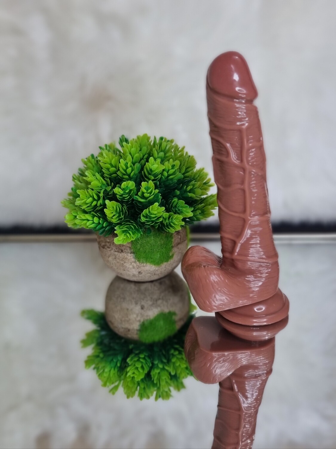 BROWN 8&quot; Dildo