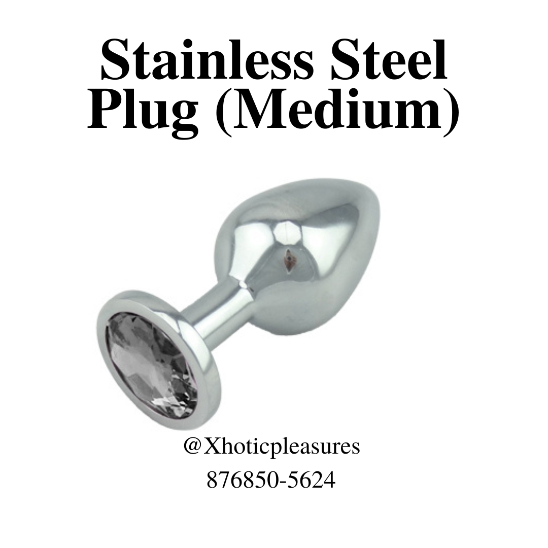 Stainless Steel Butt-Plug ((MEDIUM))