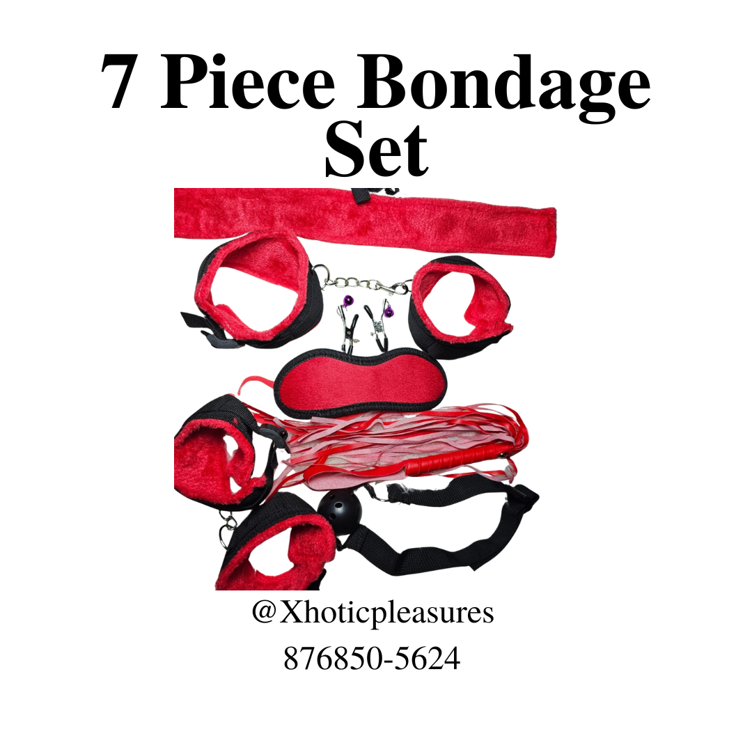 7 Pcs Bondage Set