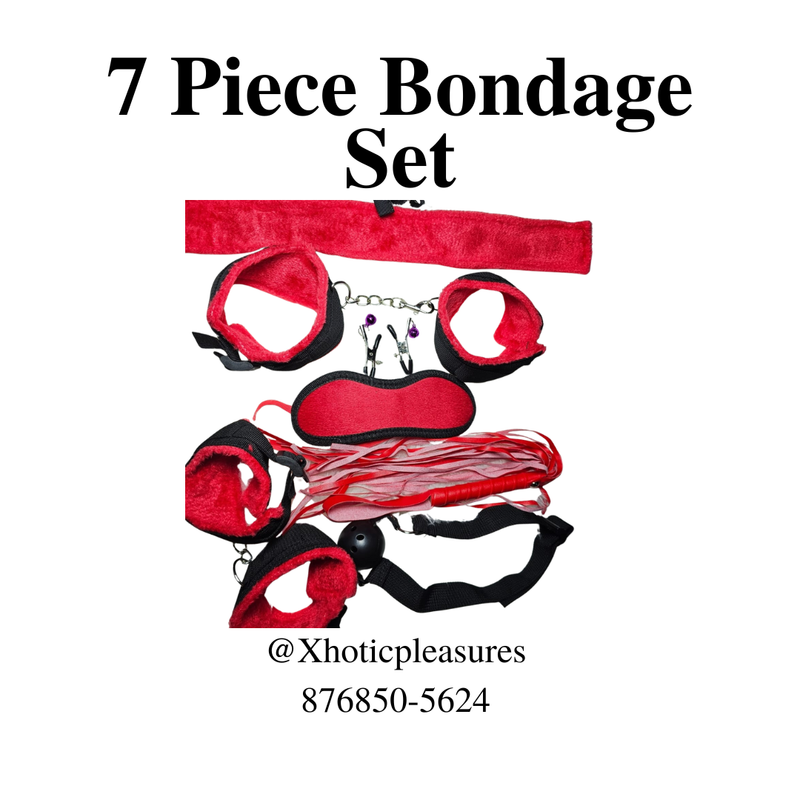 7 Pcs Bondage Set
