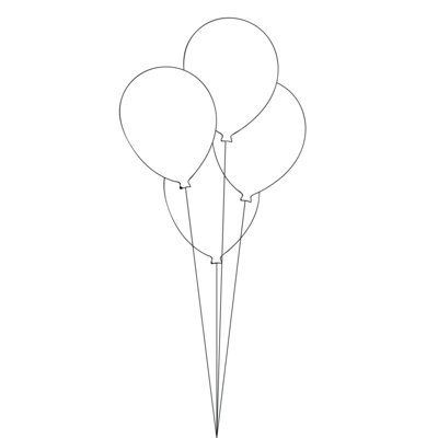 Balloon Bouquet - 4 Balloons