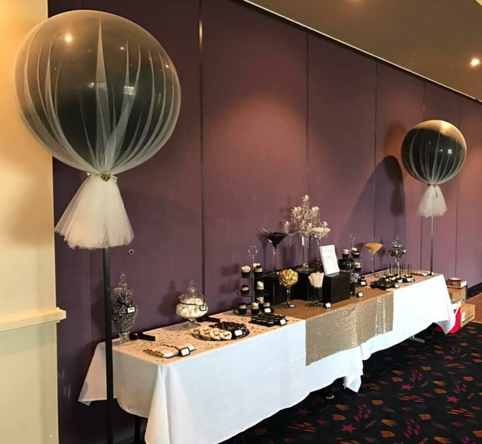 Tulle Wrapped Big Balloon