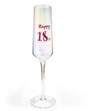 18 Champagne Flute Glass