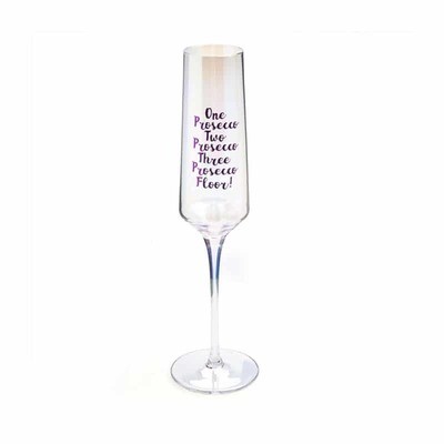 1,2,3 Prosecco Champagne Glass