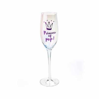 Princess of Pop Champagne Glass