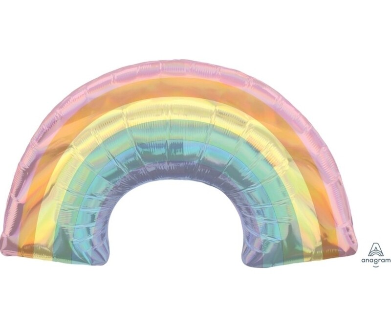 Holographic Iridescent Pastel Rainbow Supershape