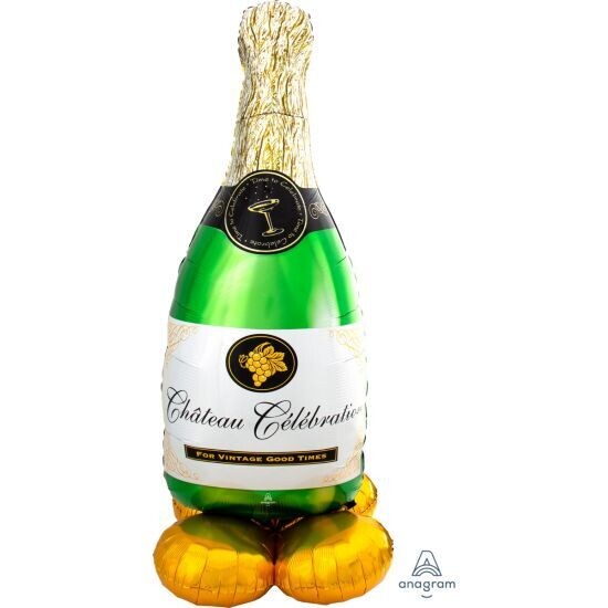 Bubbly Wine Bottle Airloonz