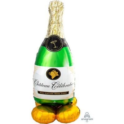 Bubbly Wine Bottle Airloonz