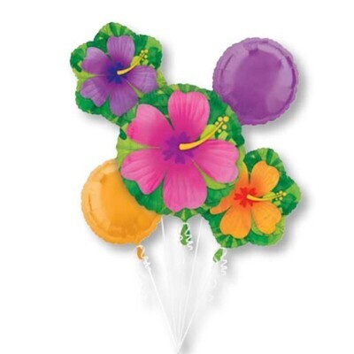 Hibiscus Balloon Bouquet