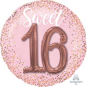 Sweet 16 - 3D Supershape Foil