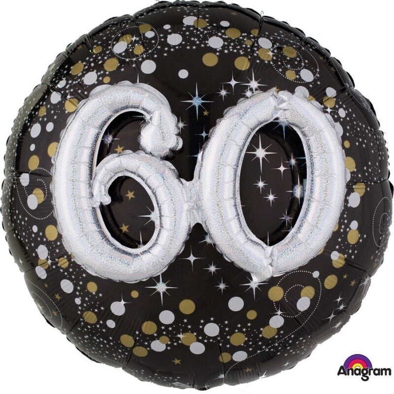 60th Birthday 3D Foil