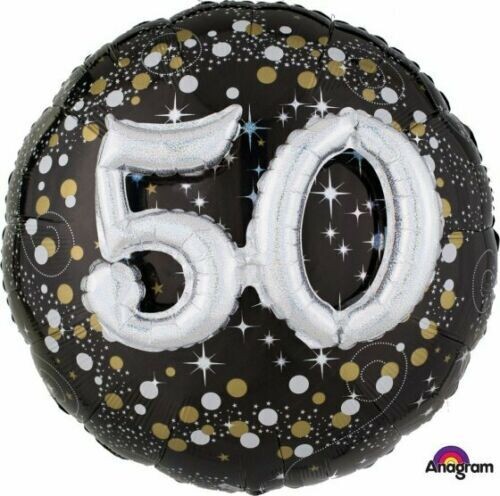 50th Birthday - 3D multi balloon